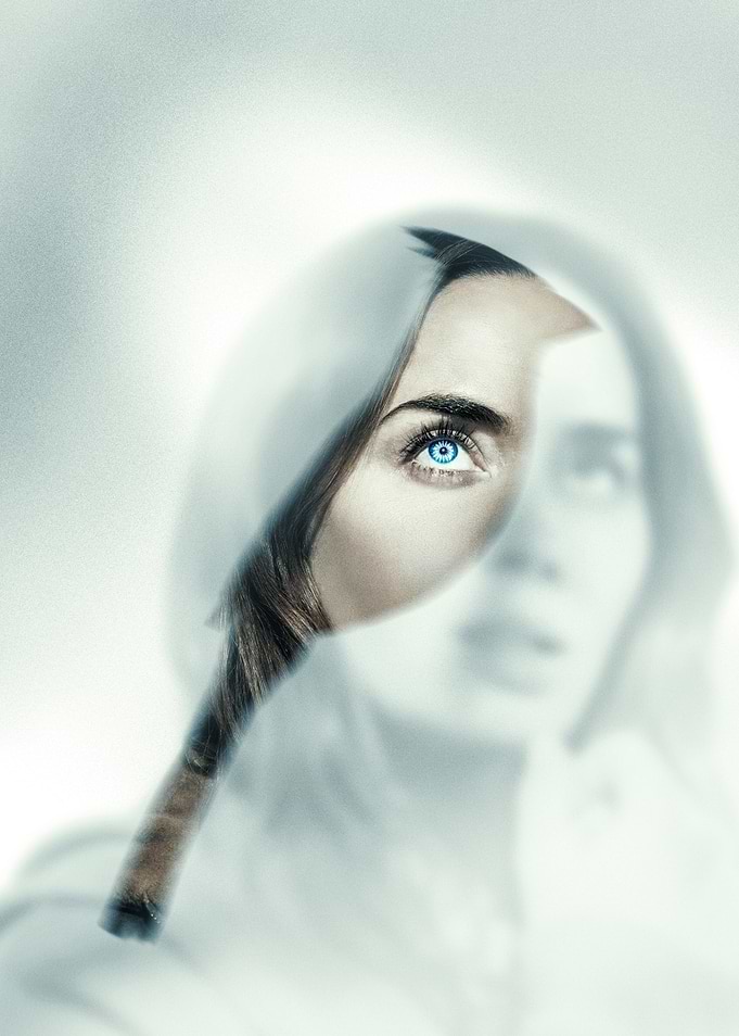 Woman's Eye Reflected in a Mirror