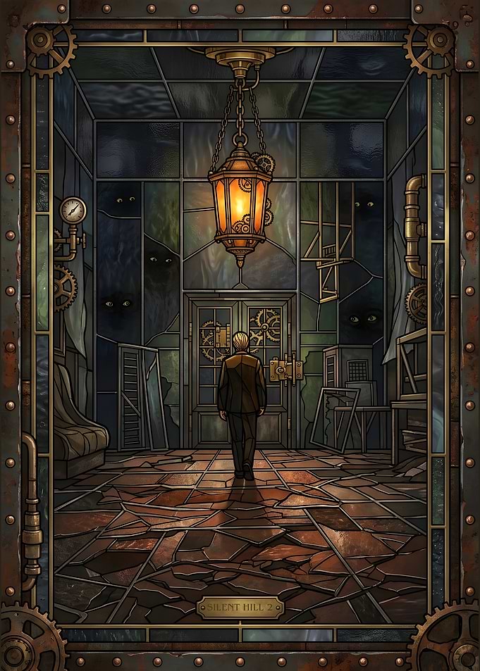 Steampunk Silent Hill 2 Hallway