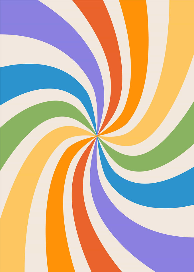Retro Swirl Pattern