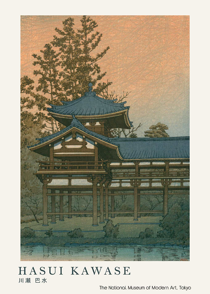 Hasui Kawase Temple Art Print