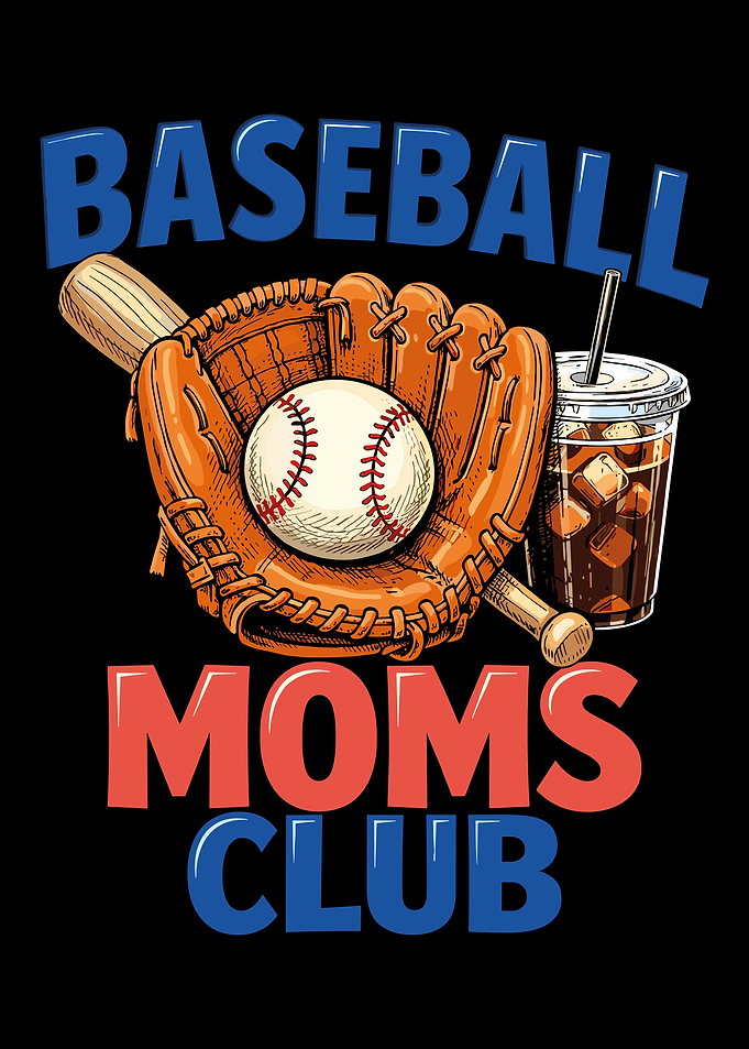 Baseball Moms Club – Funny Game Day Sports Mom Poster