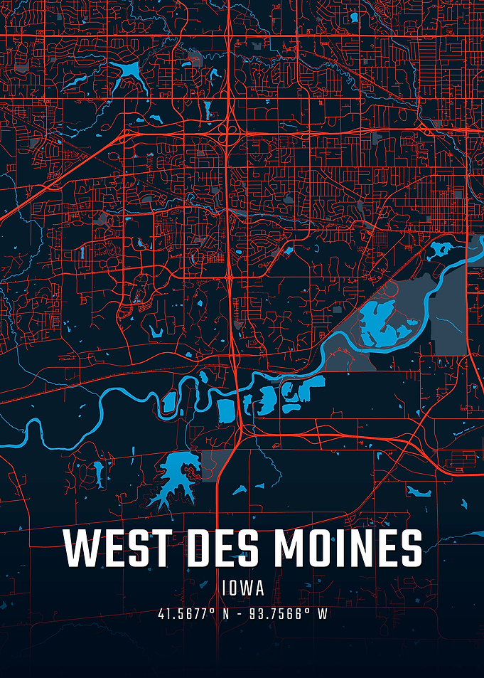West Des Moines City Map