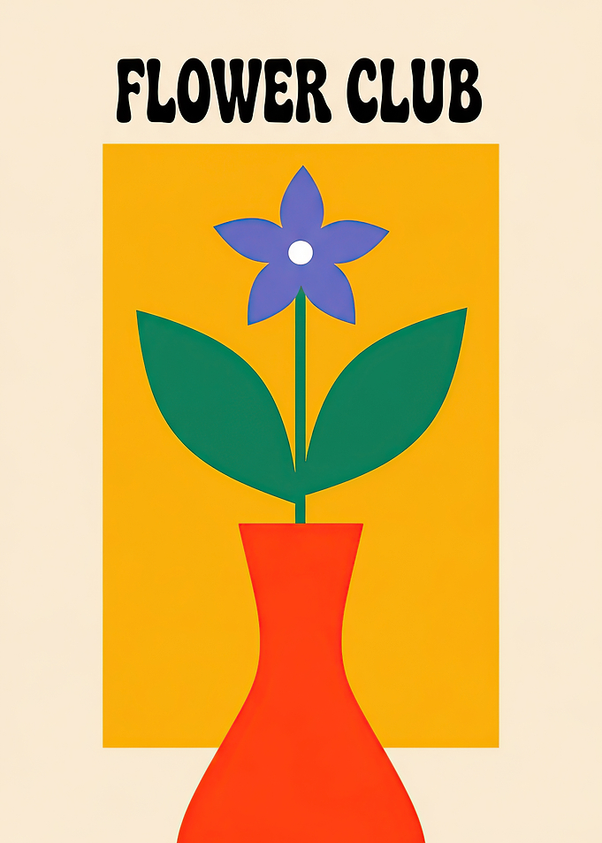 Flower Club Poster