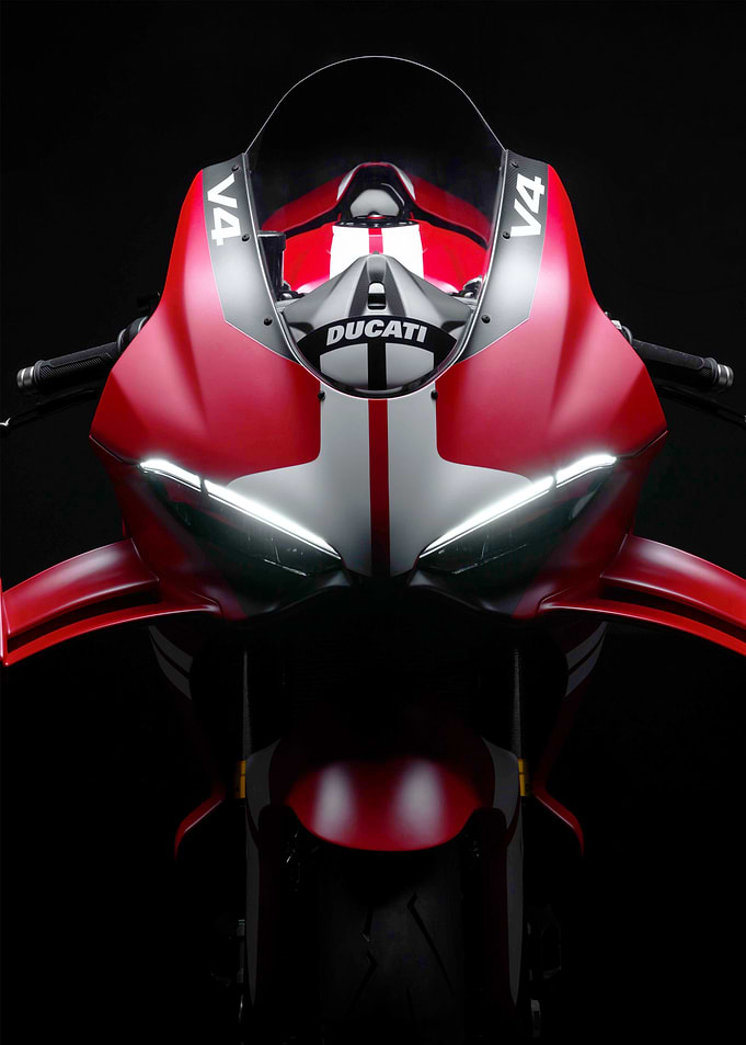 Ducati V4 Motorcycle Front View