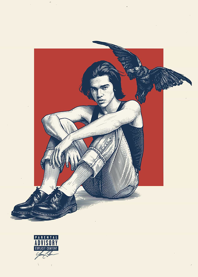Conan Gray and Crow with Parental Advisory