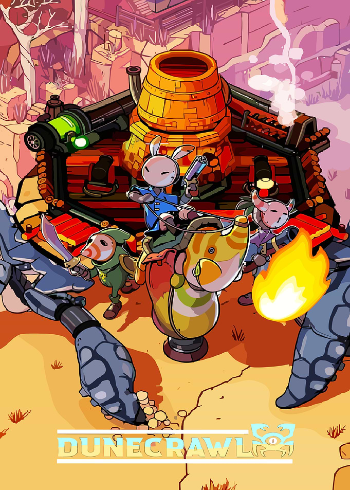 Dune Crawl Game Art