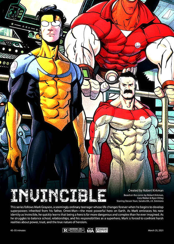 Invincible Comic Book Poster