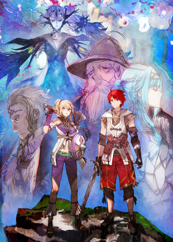 Fantasy Characters in a Mystical Landscape