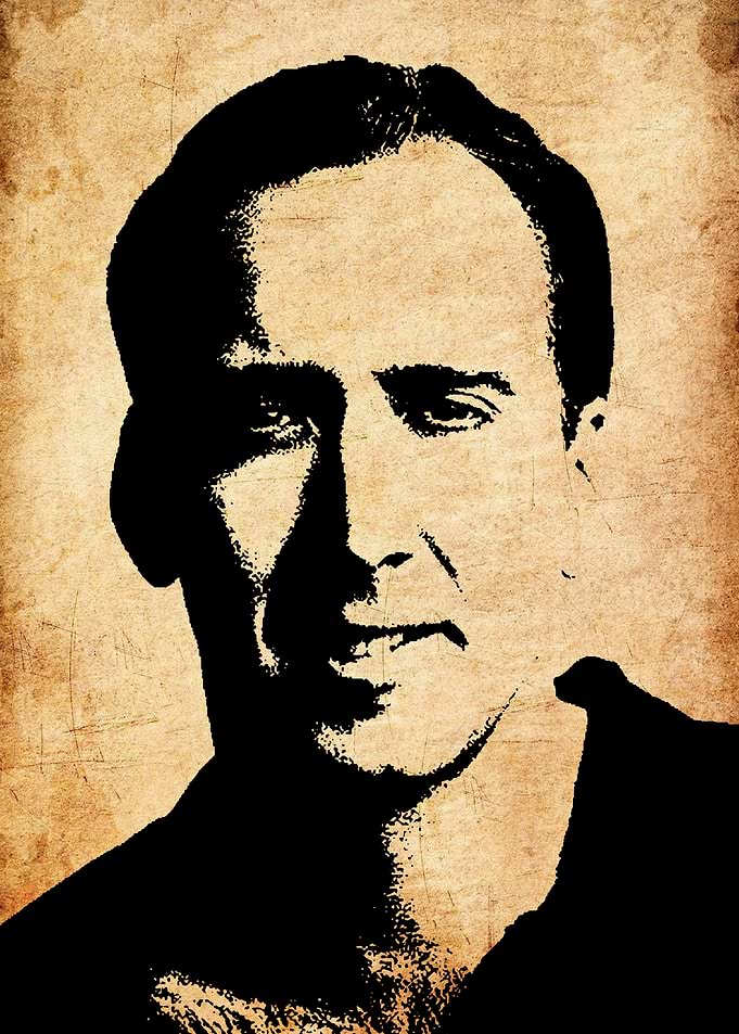 Nicolas Cage Pop Art Portrait