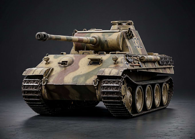German Panther Tank Model