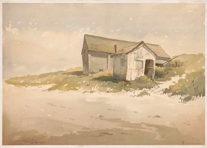 Coastal Shacks on a Dune