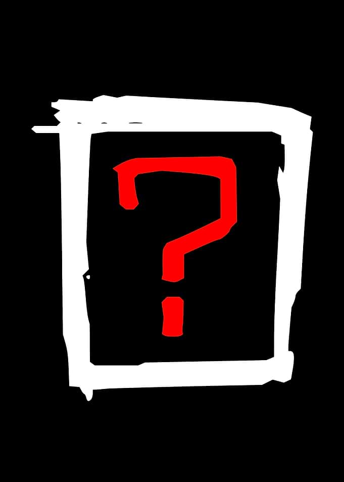 Red Question Mark in White Box