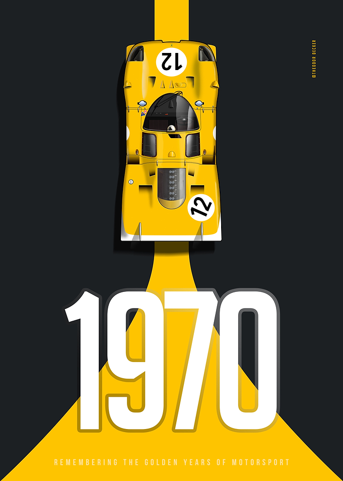 The Golden Year 1970 Ferrari 512S Yellow
