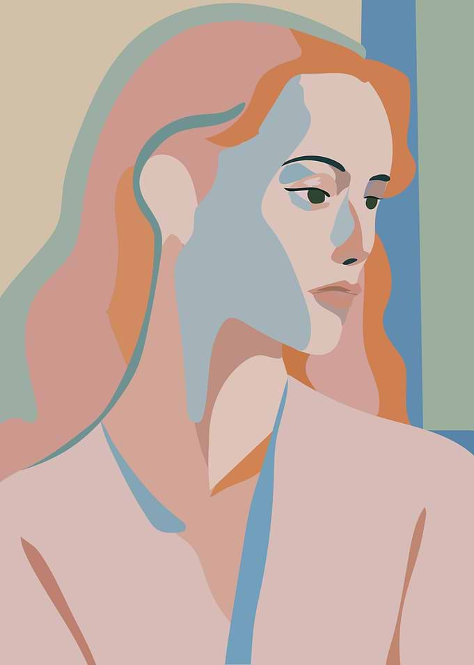 Stylized Portrait of a Woman