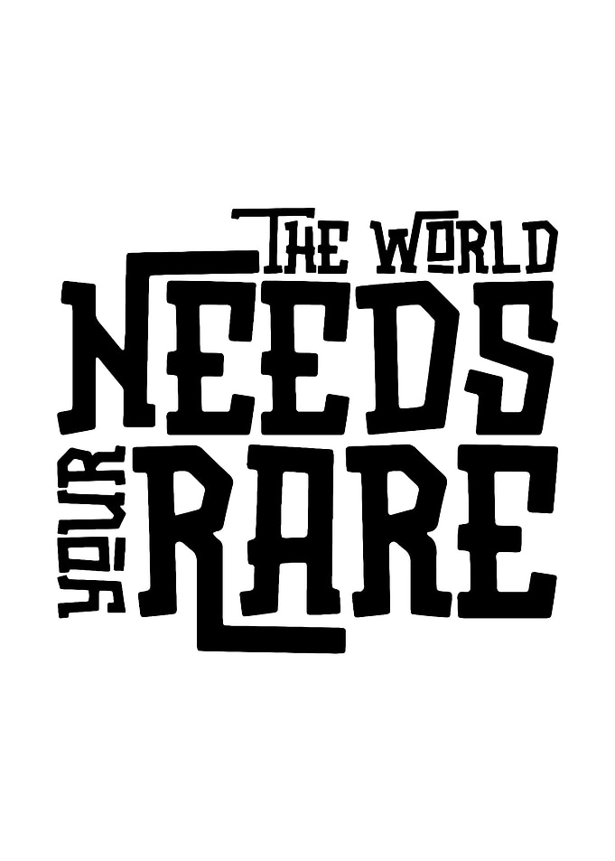 The World Needs Your Rare Text Art