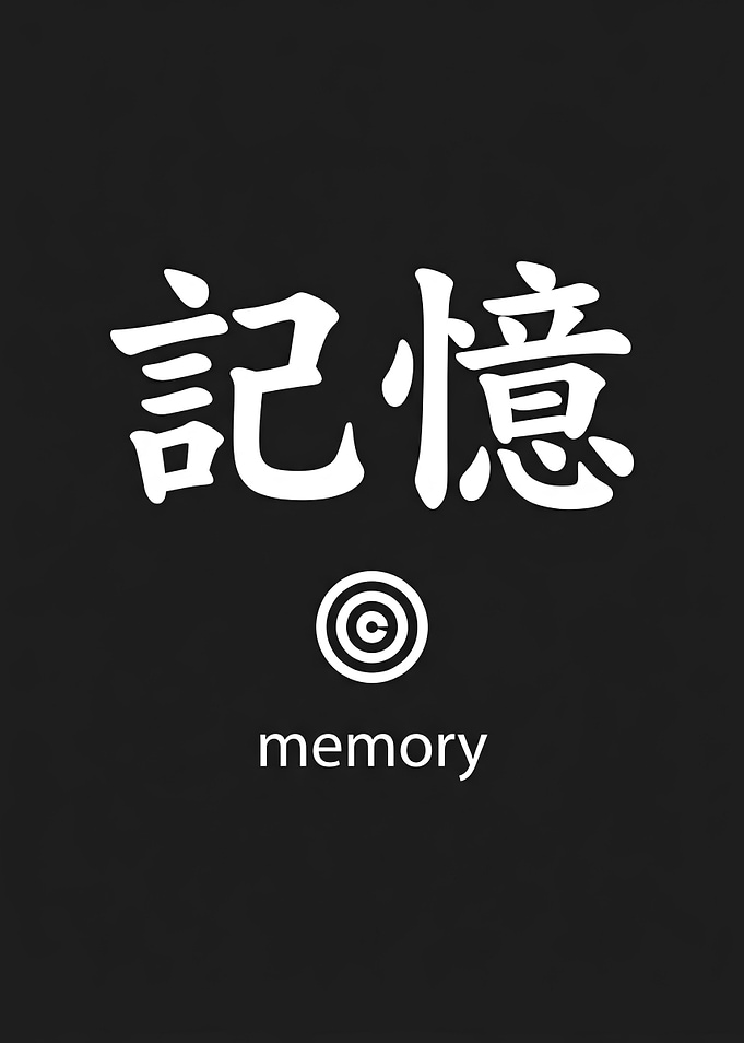Japanese Characters and 'memory'