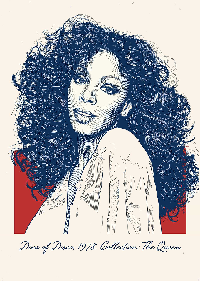 Donna Summer Diva of Disco Portrait