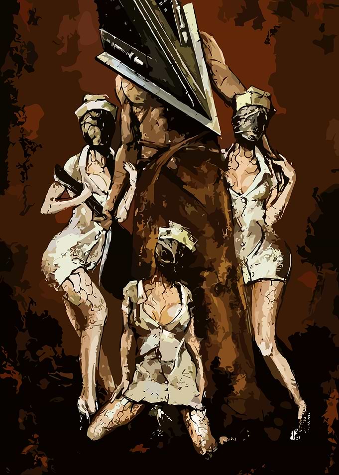Pyramid Head and Nurses