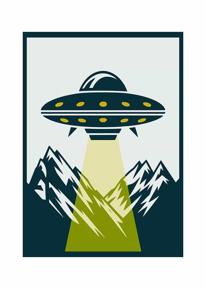 UFO Abducting Mountains