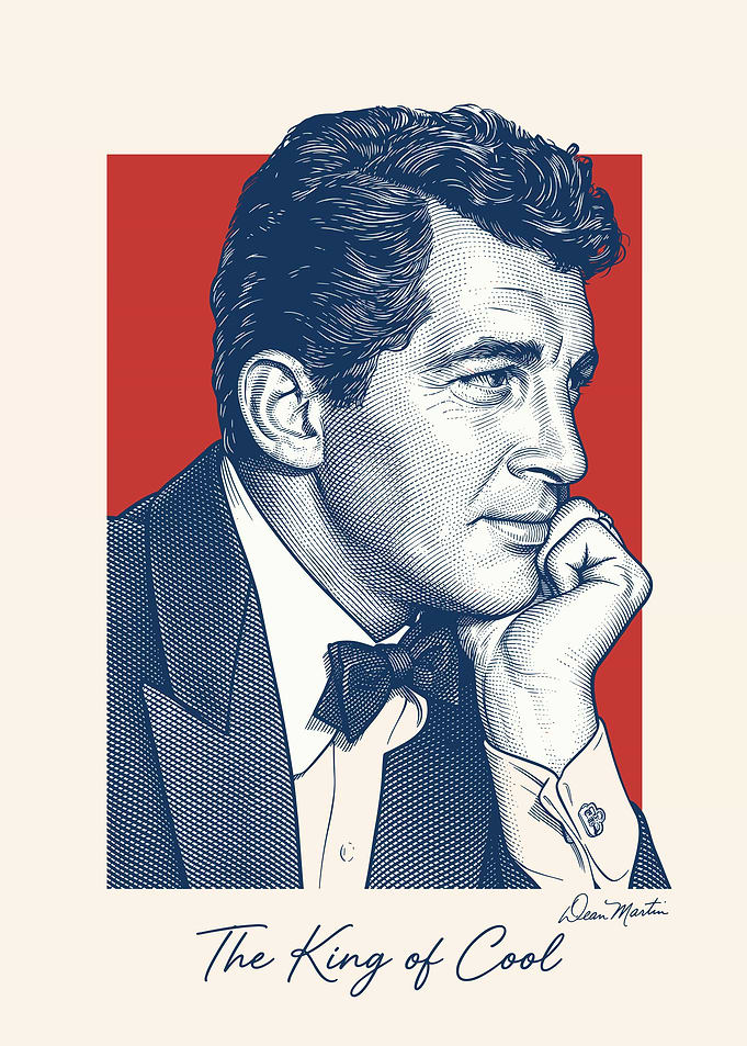 Dean Martin The King of Cool Portrait