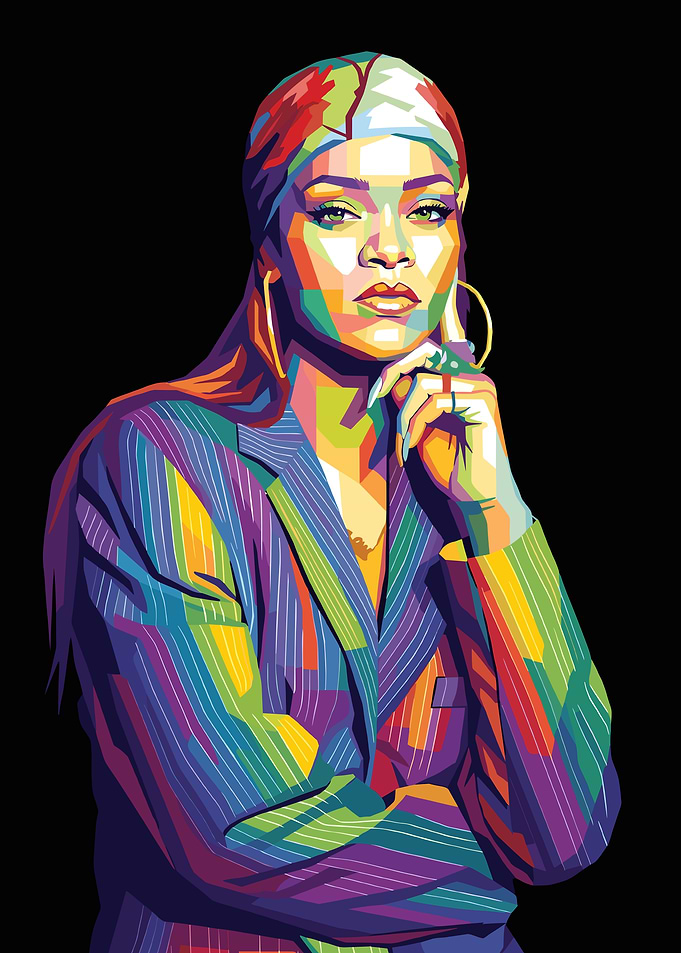 Rihanna Pop Art
