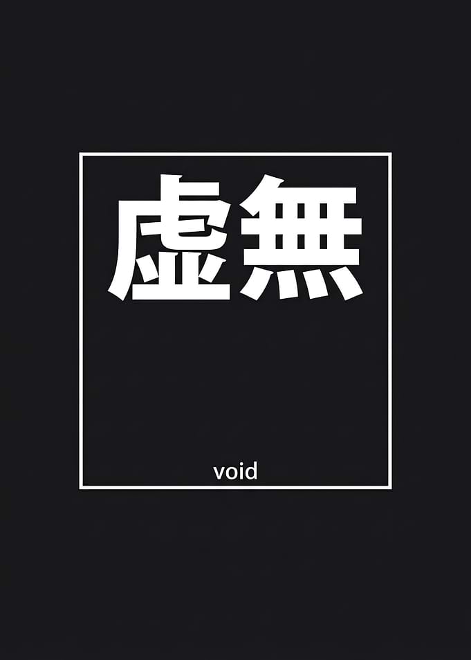 Japanese Kanji for Void
