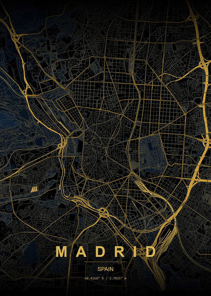 Madrid City Map