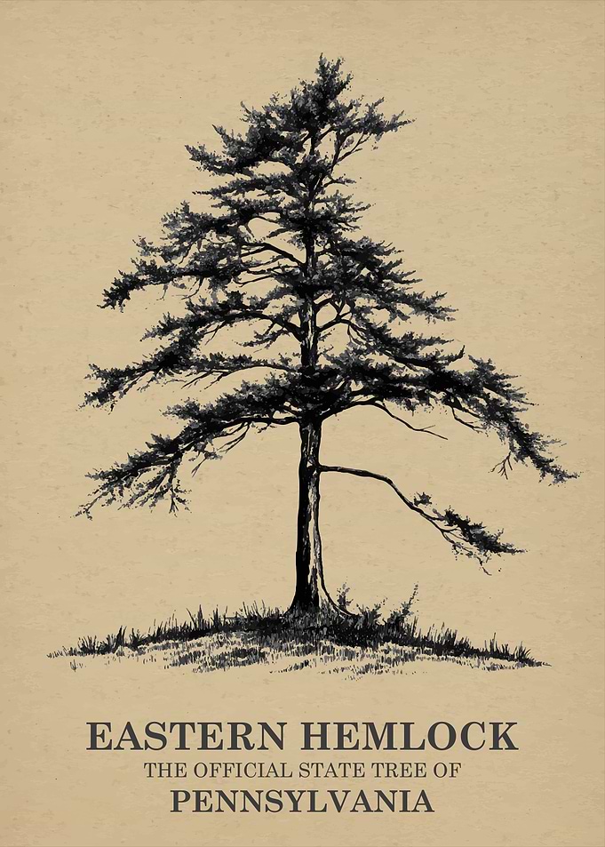 Eastern Hemlock State Tree of Pennsylvania