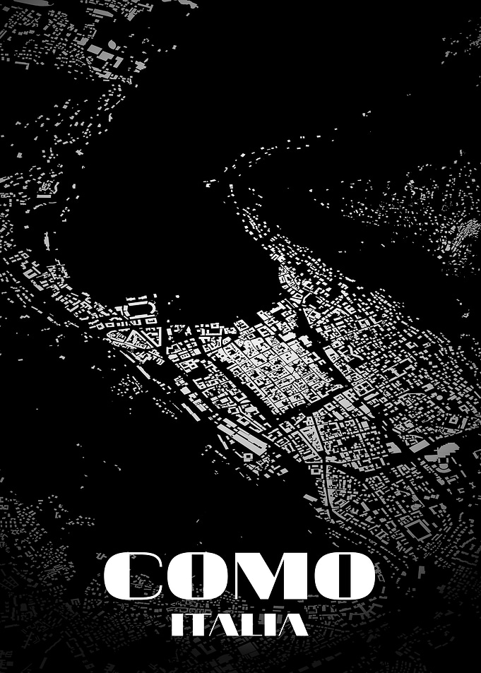 Como Italia City Map Poster
