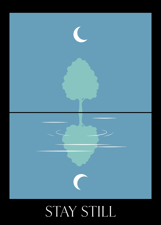 Tree Reflection and Moon