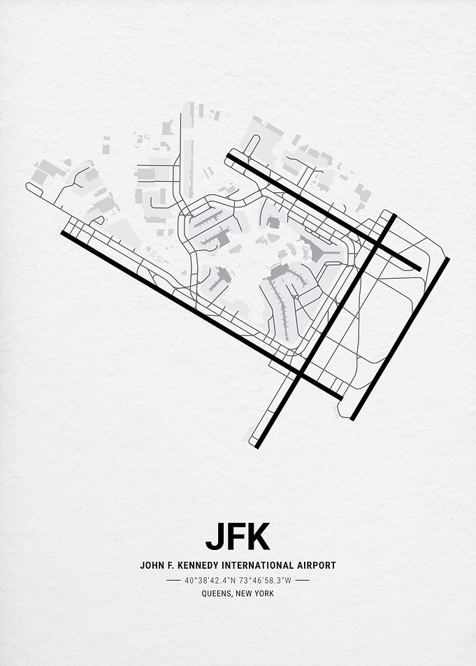 John F. Kennedy International Airport Map