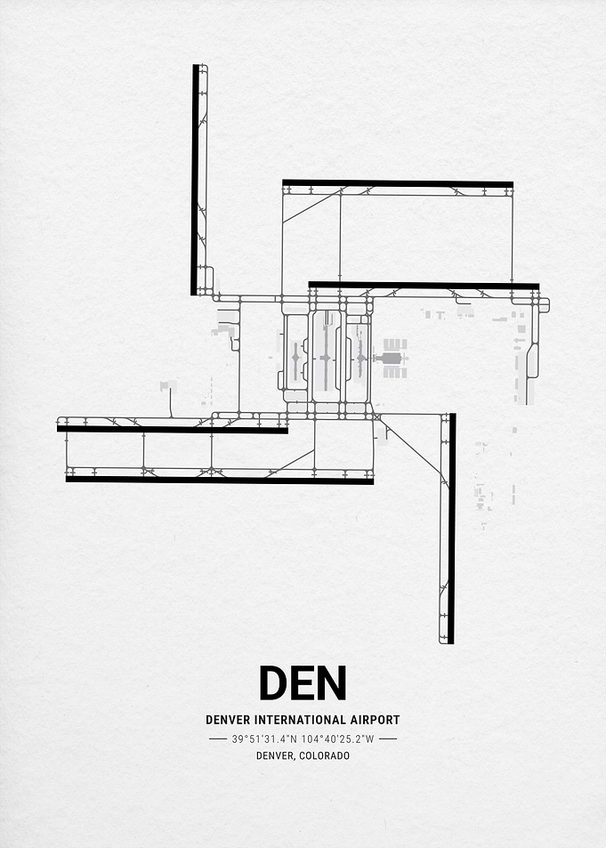 Denver International Airport Map