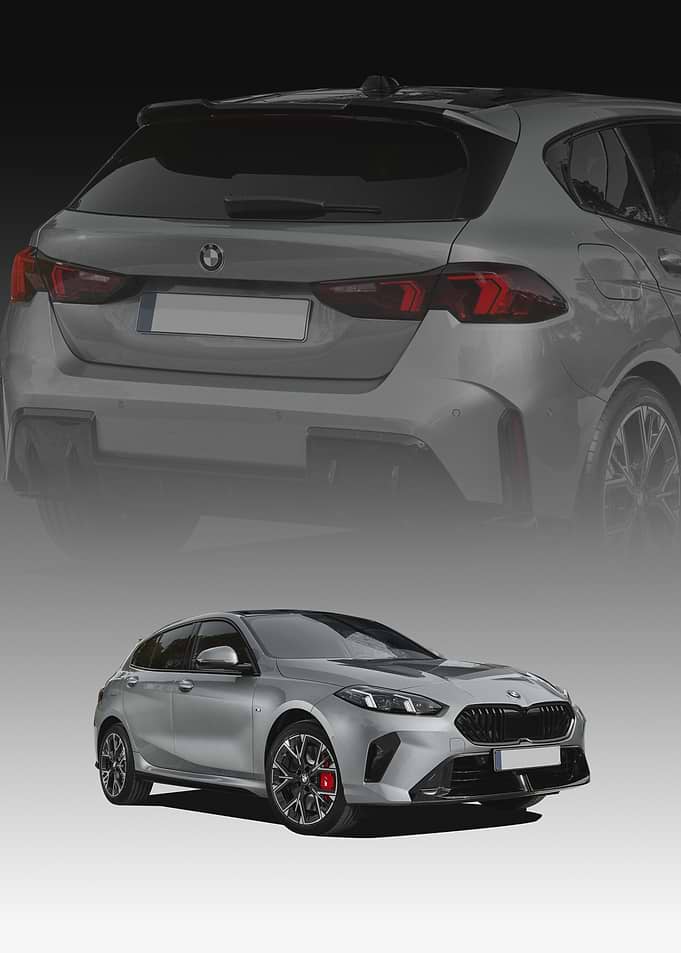 Silver BMW 1 Series
