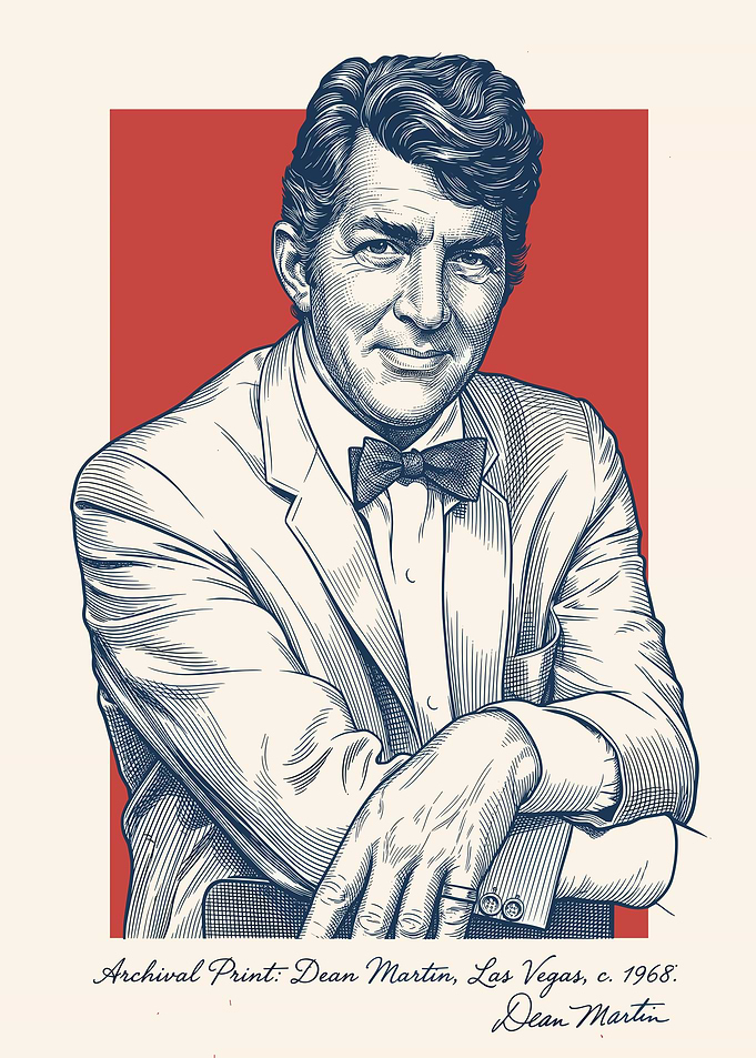 Dean Martin Archival Print