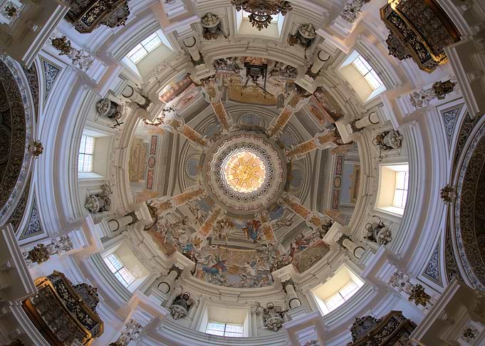 Ornate Church Dome Interior