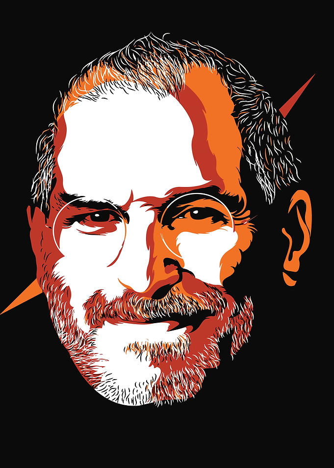 Steve Jobs Pop Art Portrait