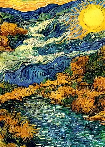 Vincent van Gogh's Starry Night Over the Rhone