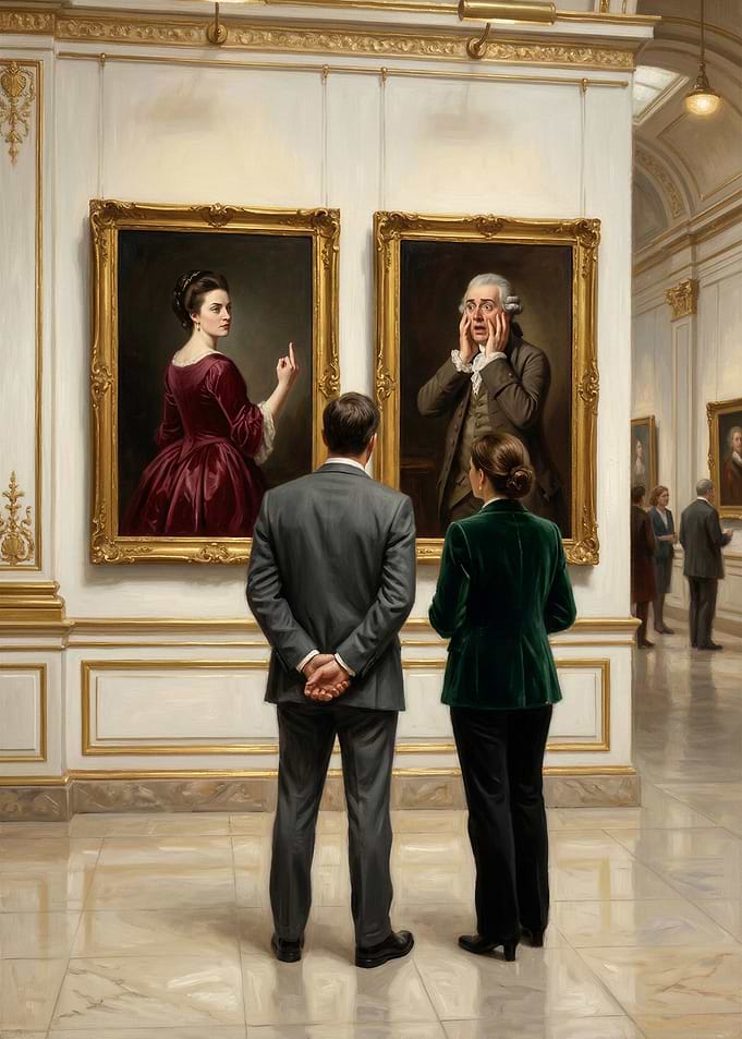 Art Gallery Scene