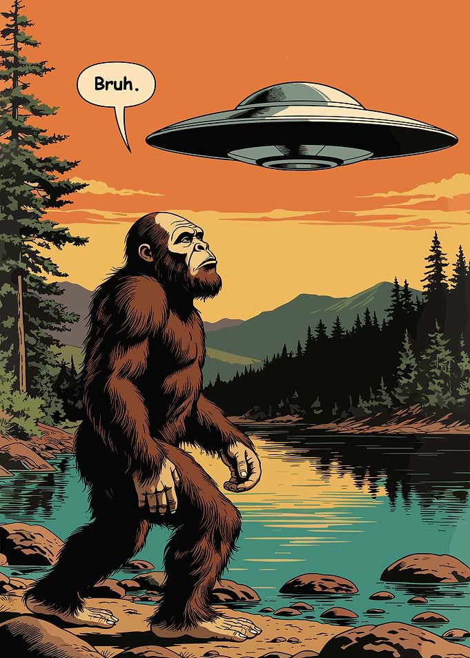 Bigfoot Encounters UFO