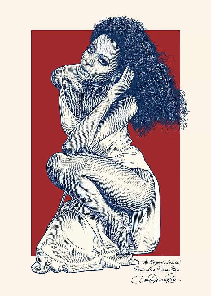Diana Ross Portrait