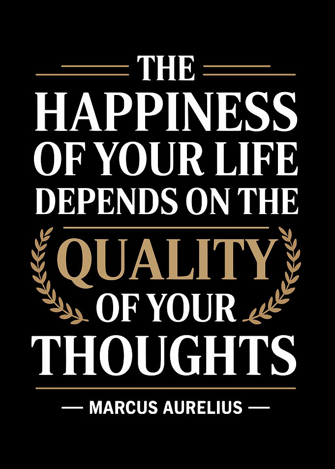 Marcus Aurelius quote on happiness