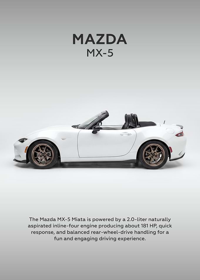 Car Mazda MX-5 Convertible
