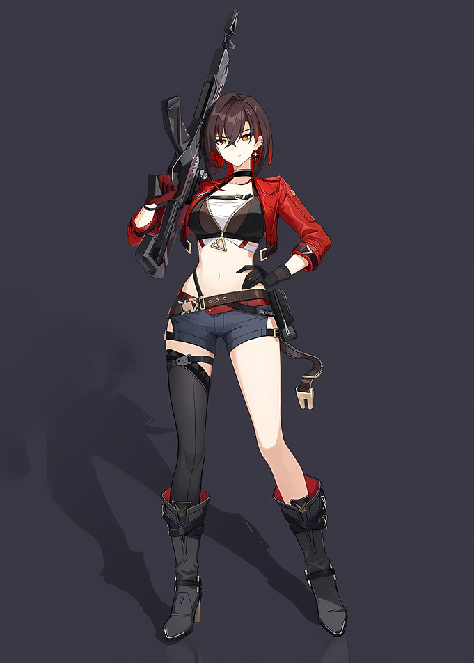 Anime Girl with Rifle