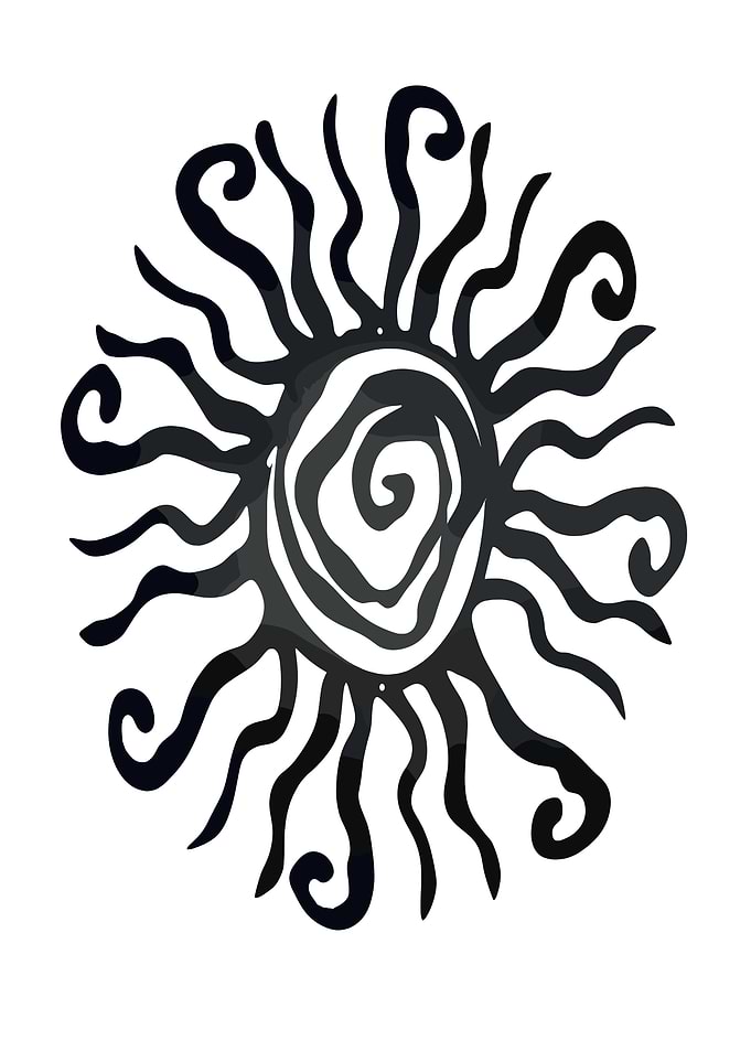 Tribal Sun Symbol