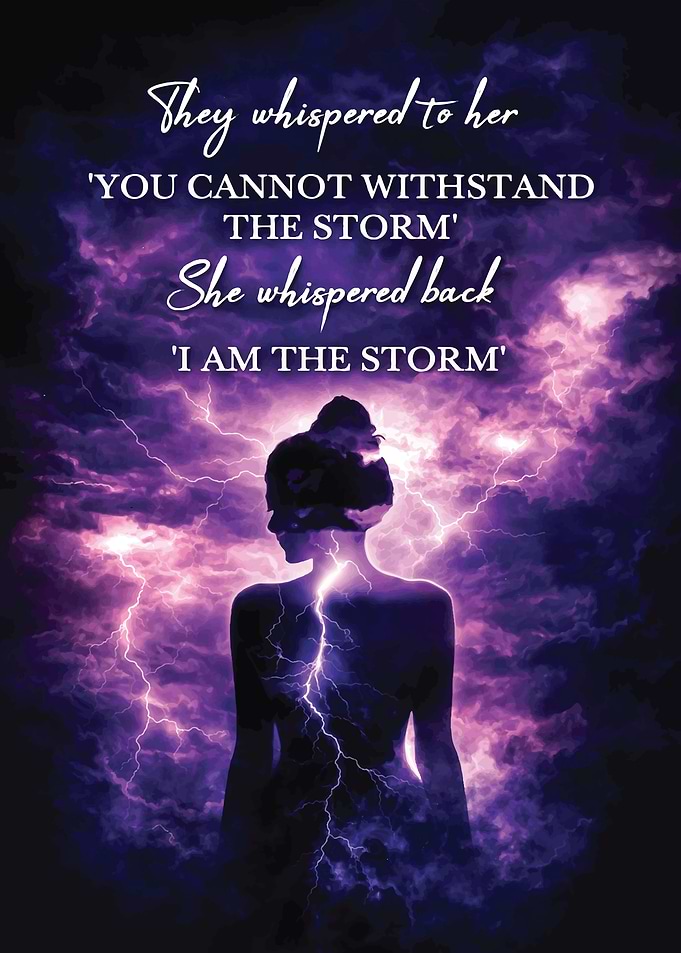 Woman as the Storm