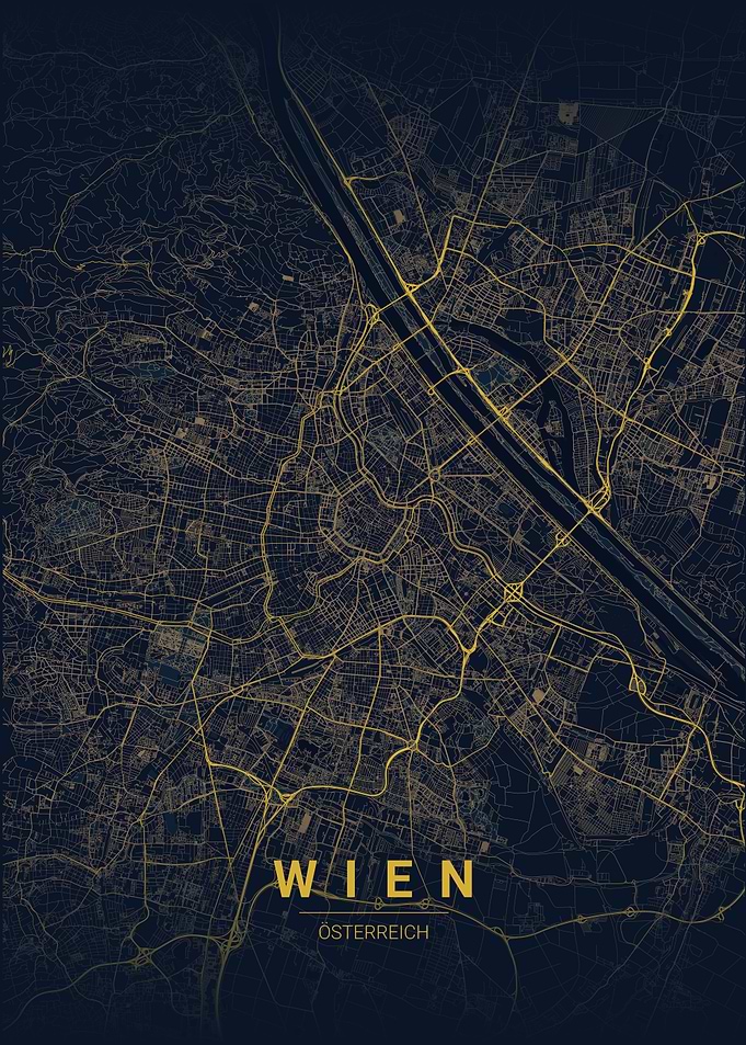 Vienna Map Poster