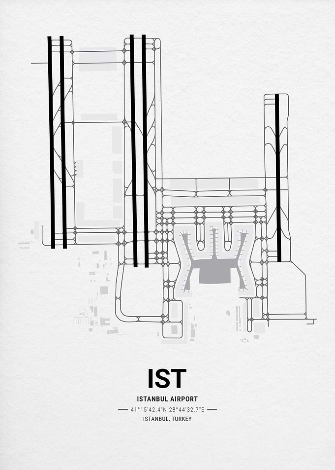 Istanbul Airport Map