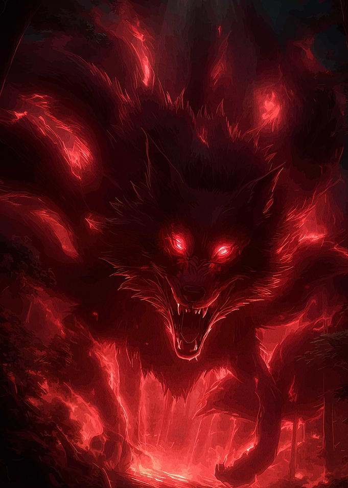 Fiery Wolf Spirit