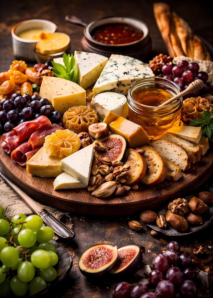 Gourmet Cheese and Charcuterie Board