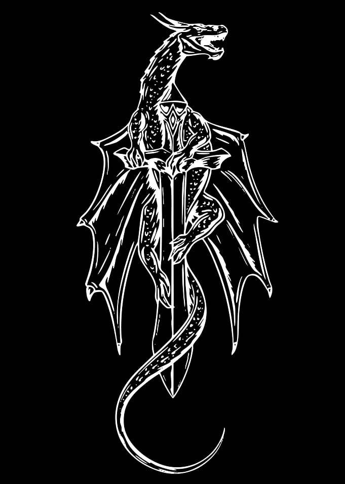 Dragon on a Sword